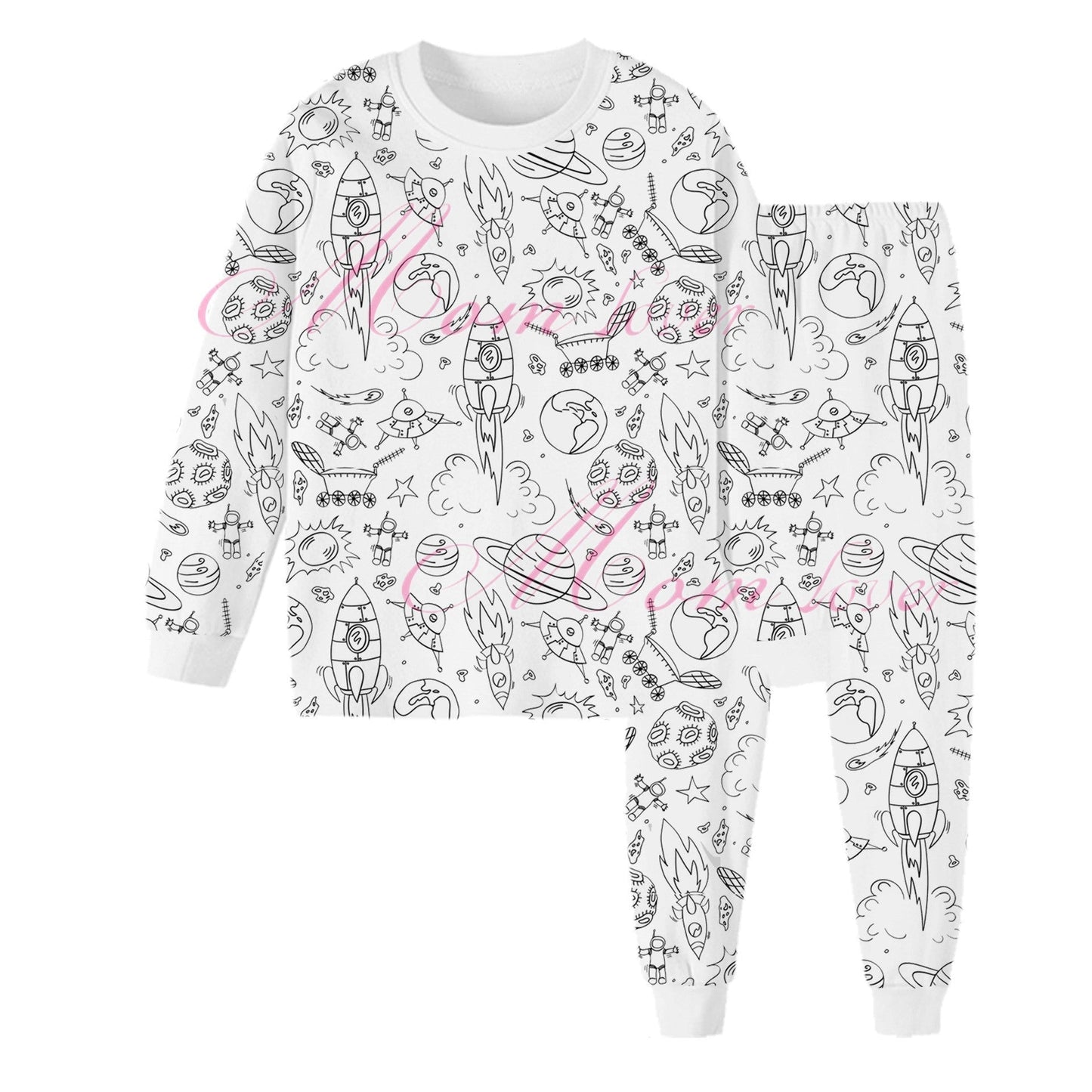 🎅Christmas Pre-sale🎁🎨DIY Cartoon Colorable Pajamas for Kids