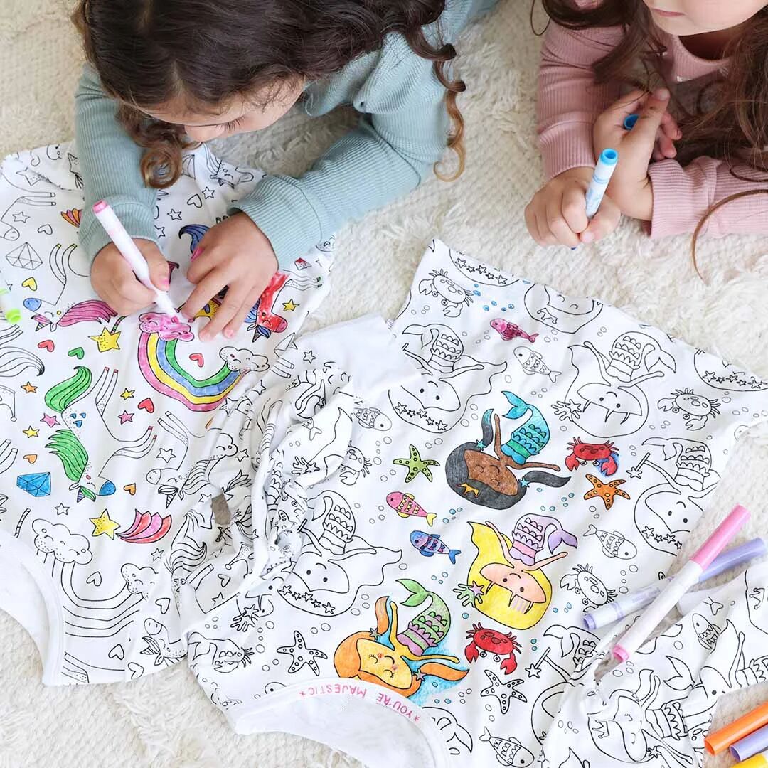 🎅Christmas Pre-sale🎁🎨DIY Cartoon Colorable Pajamas for Kids