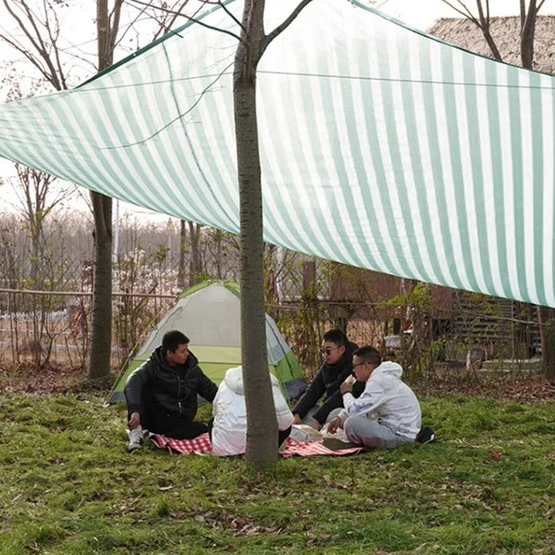 Multipurpose Premium Striped Sunshade Sail