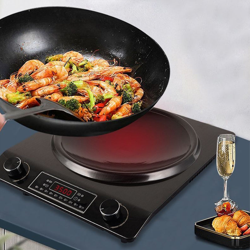 3500W Concave Induction Cooktop with 10 Temperature Levels