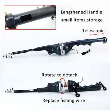 🎁Hot Sale 49% OFF⏳All-in-one Telescopic Fishing Rod Kit