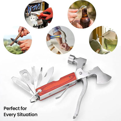 16-in-1 Portable Claw Hammer Multitool