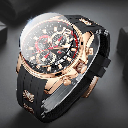 Men's Night-Light Waterproof Quartz Watch