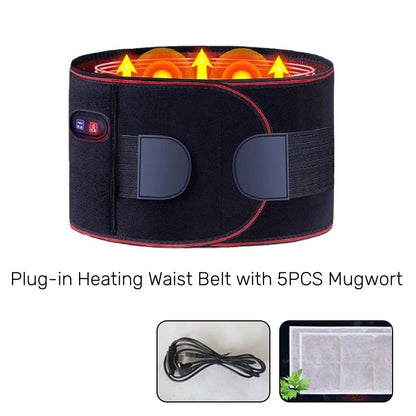 Electric Heating Waist Belt with Massage Function