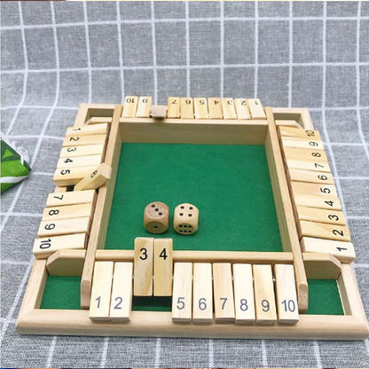 FUNNY FAMILY GAMES-Shut The Box Board Game🎲