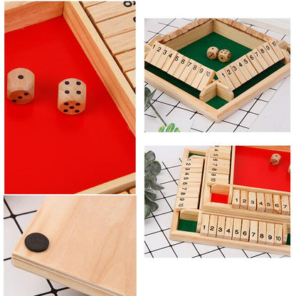 FUNNY FAMILY GAMES-Shut The Box Board Game🎲