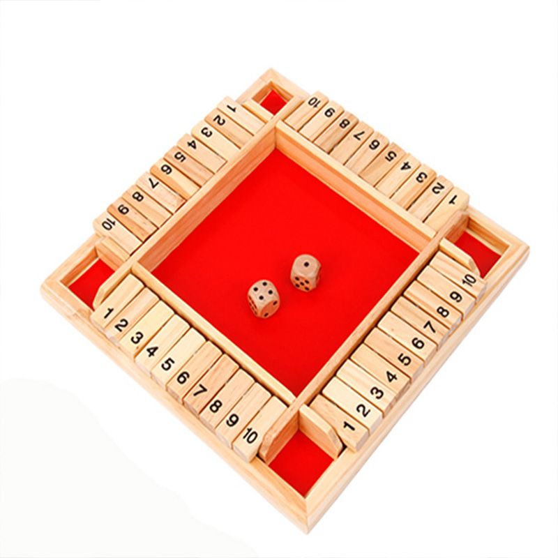 FUNNY FAMILY GAMES-Shut The Box Board Game🎲