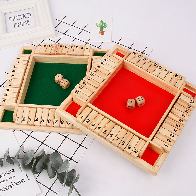 FUNNY FAMILY GAMES-Shut The Box Board Game🎲