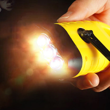 High Brightness Portable Outdoor Solar Powered Flashlight