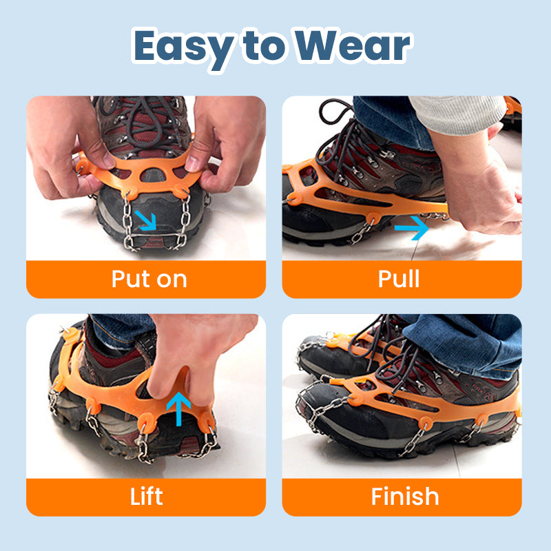 Anti-Slip Crampons for Outdoor Shoes & Boots